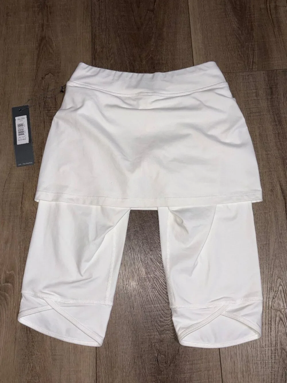 NWT LIJA Golf Skirted Leggings Skort Capri Size XS White